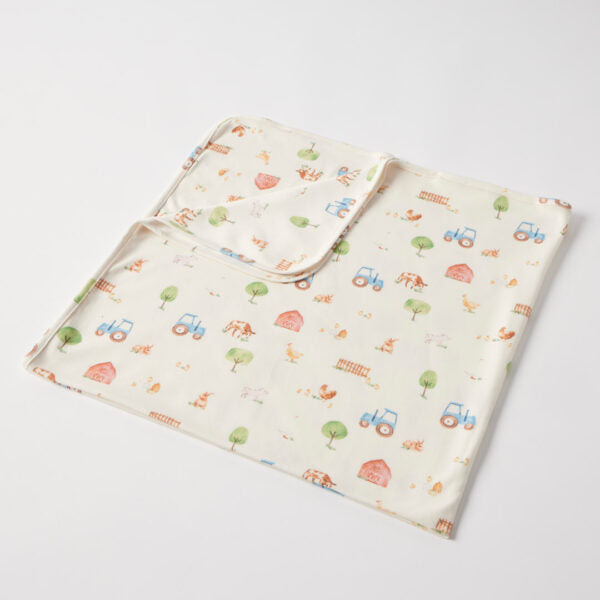 Jiggle & Giggle Barnyard Jersey Wrap