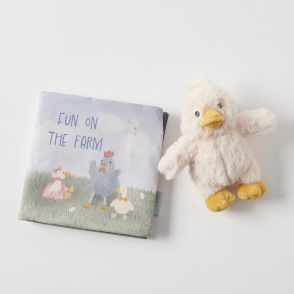 Jiggle & Giggle Fun On The Farm Activity Fabric Book & Toy