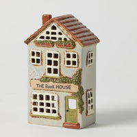 Tealight Holder Book House 