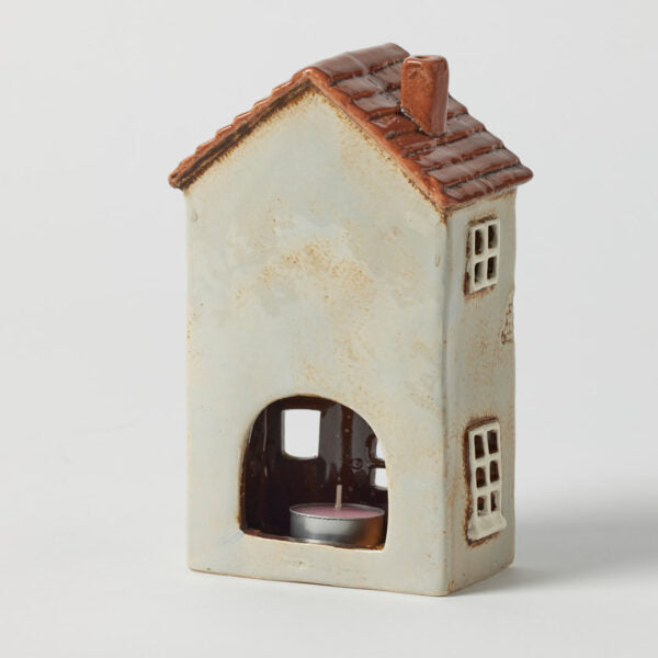 Tealight Holder Book House 