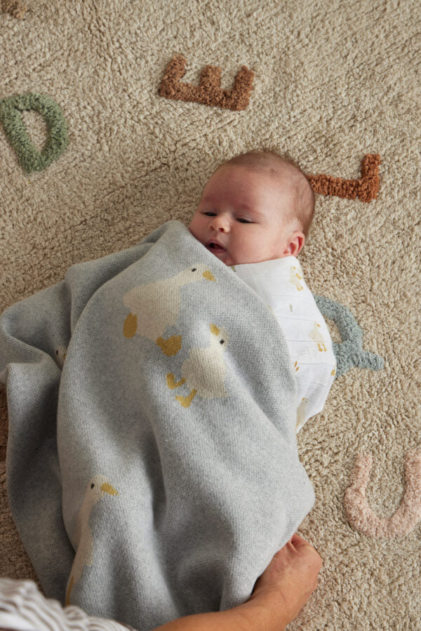 Jiggle & Giggle Wiggles Knitted Baby Blanket