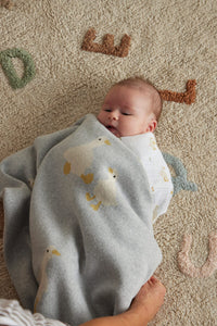 Jiggle & Giggle Wiggles Knitted Baby Blanket