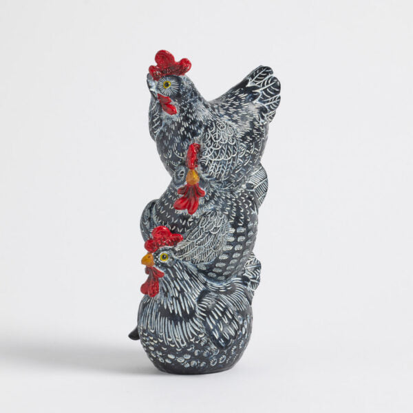 Countless Chicken Sculpture