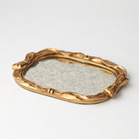 Bow Mirrored Tray Large 