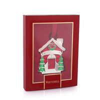 Christmas Decoration Metal Hanging Our Home With Gift Box 
