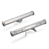 Marriage Certificate Holder With Stand Silver