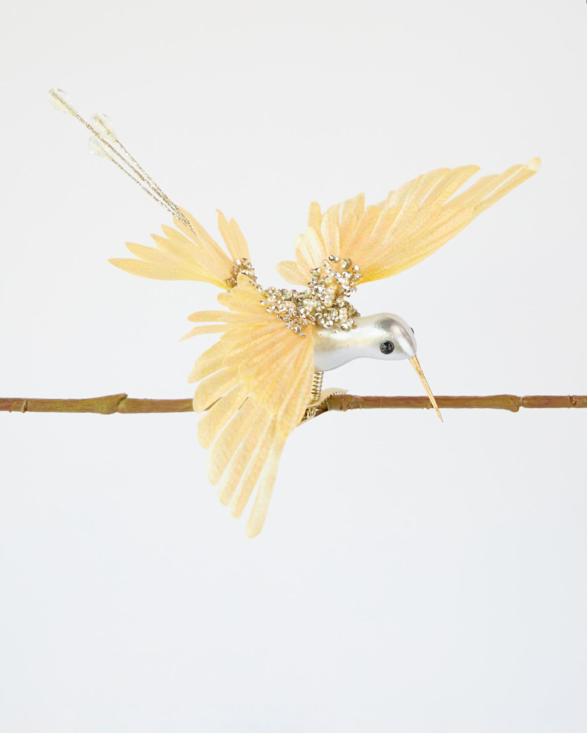 HUMMINGBIRD DECORATION GOLD 