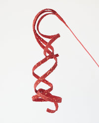 CHRISTMAS CURL GLITTER SPRAY RED