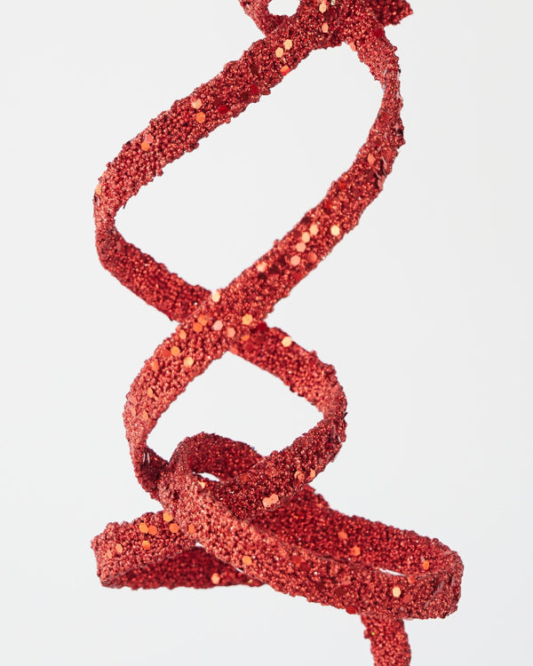 CHRISTMAS CURL GLITTER SPRAY RED