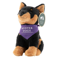 Muster Dogs - Black & Tan Kelpie Plush 20cm