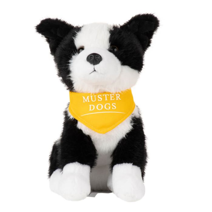 Muster Dogs - White Border Collie Plush 20cm