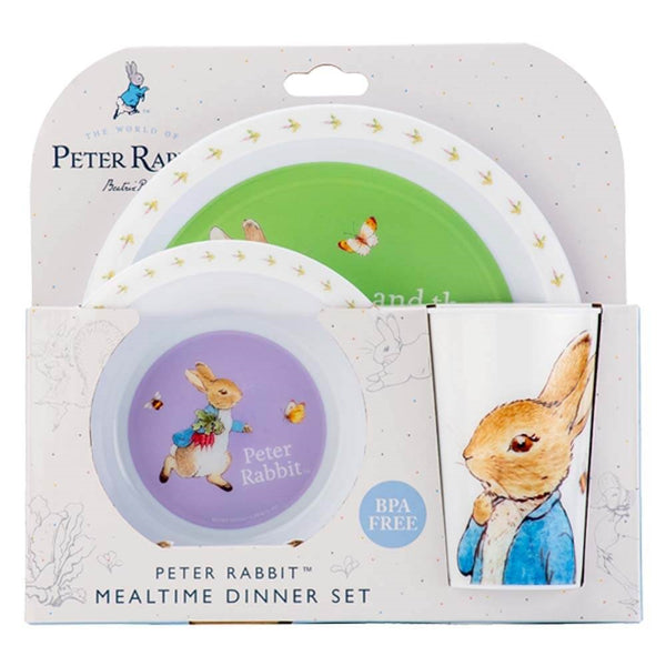 Peter Rabbit 3pce Dinner Set 