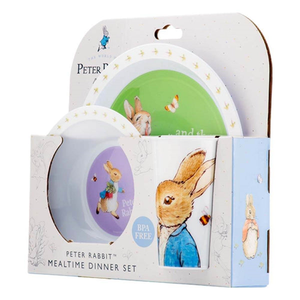 Peter Rabbit 3pce Dinner Set 