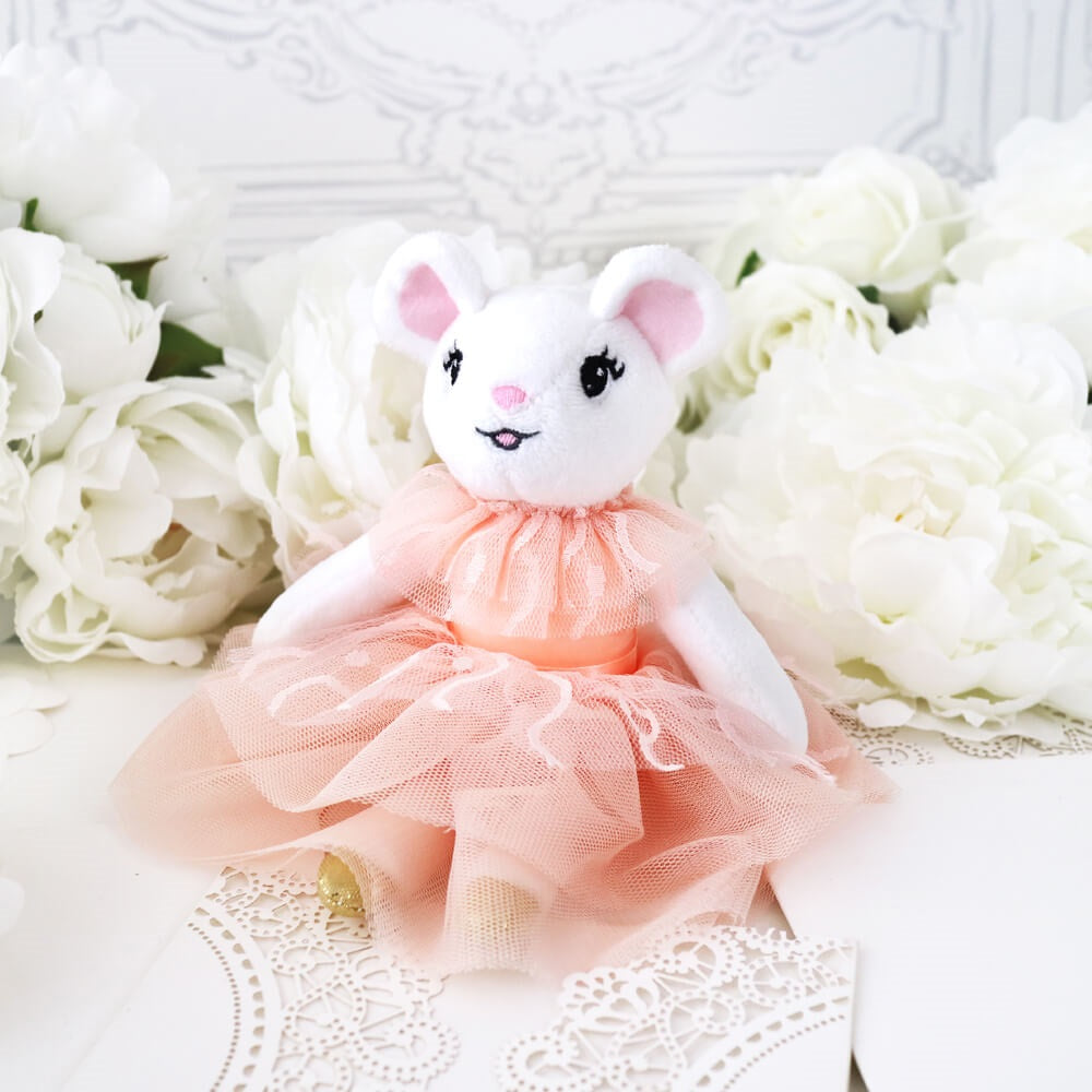 CLARIS MINI PLUSH 20CM PARISIAN PEACH 