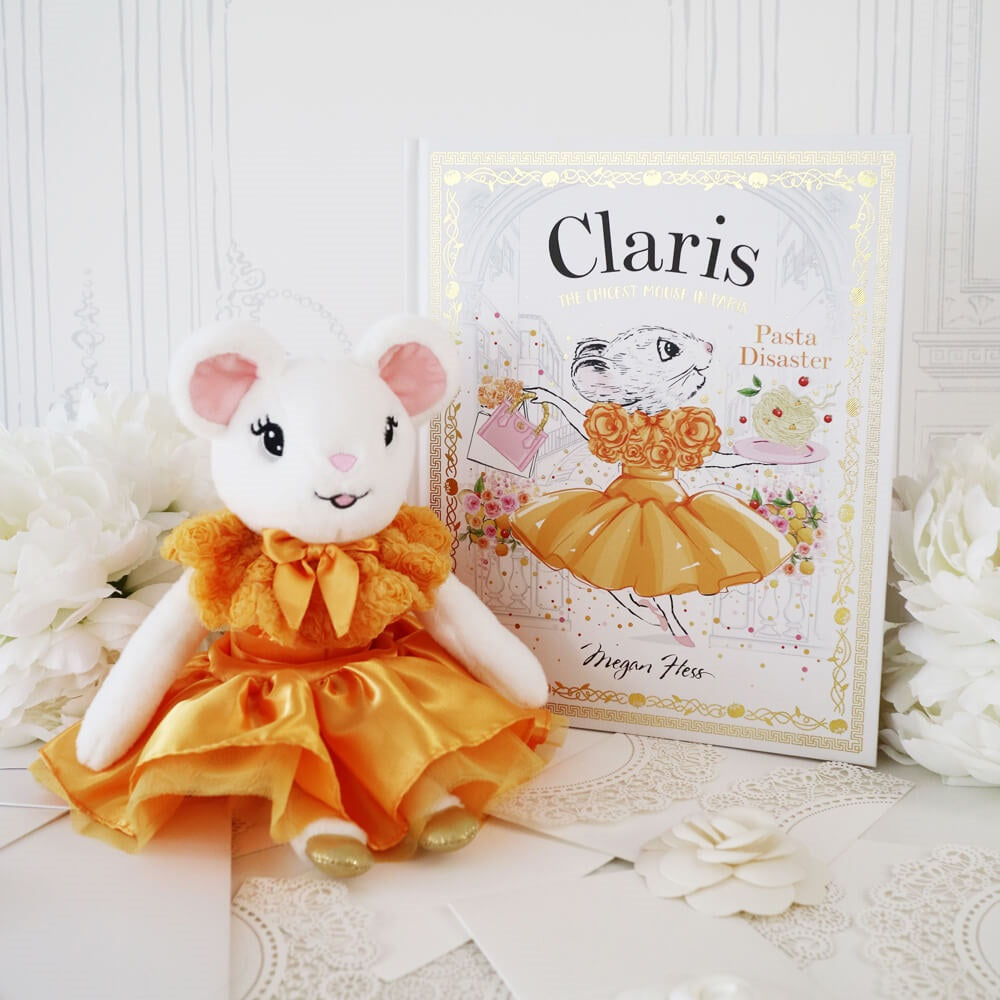 CLARIS PLUSH 30CM TRES CHIC TANGERINE 