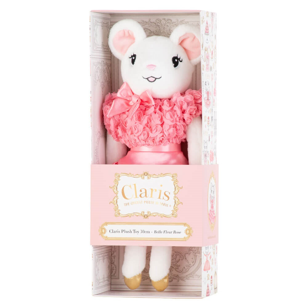 CLARIS PLUSH 30CM - BELLE FLEUR ROSE