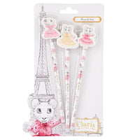 CLARIS PENCIL WITH TOPPER (SET OF 3) 