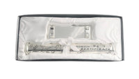 Birth Certificate Holder W Stand Silver 