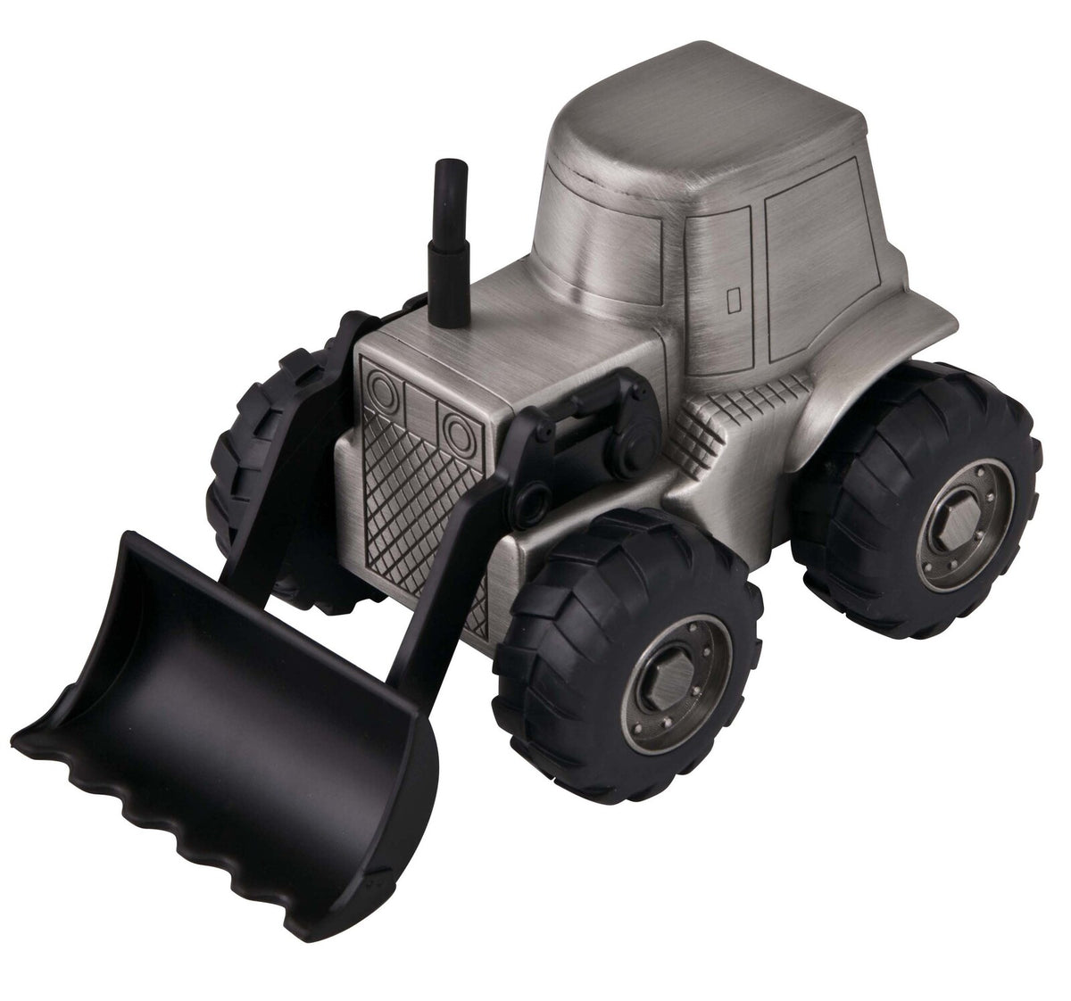Money Box Digger Front Loader Pewter