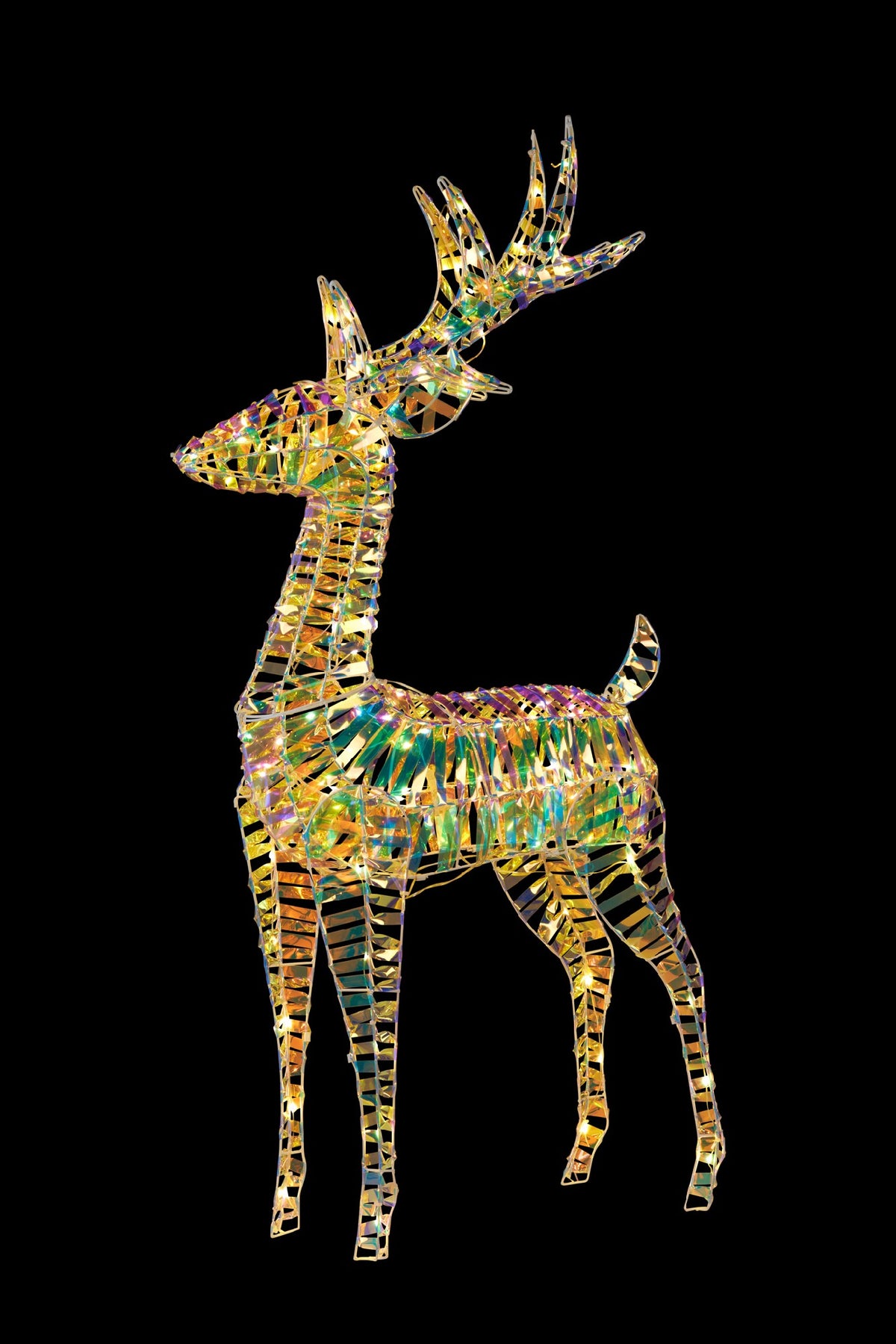 CHRISTMAS LIGHT UP REINDEER WITH TWINKLE LIGHTS