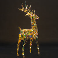 CHRISTMAS LIGHT UP REINDEER WITH TWINKLE LIGHTS