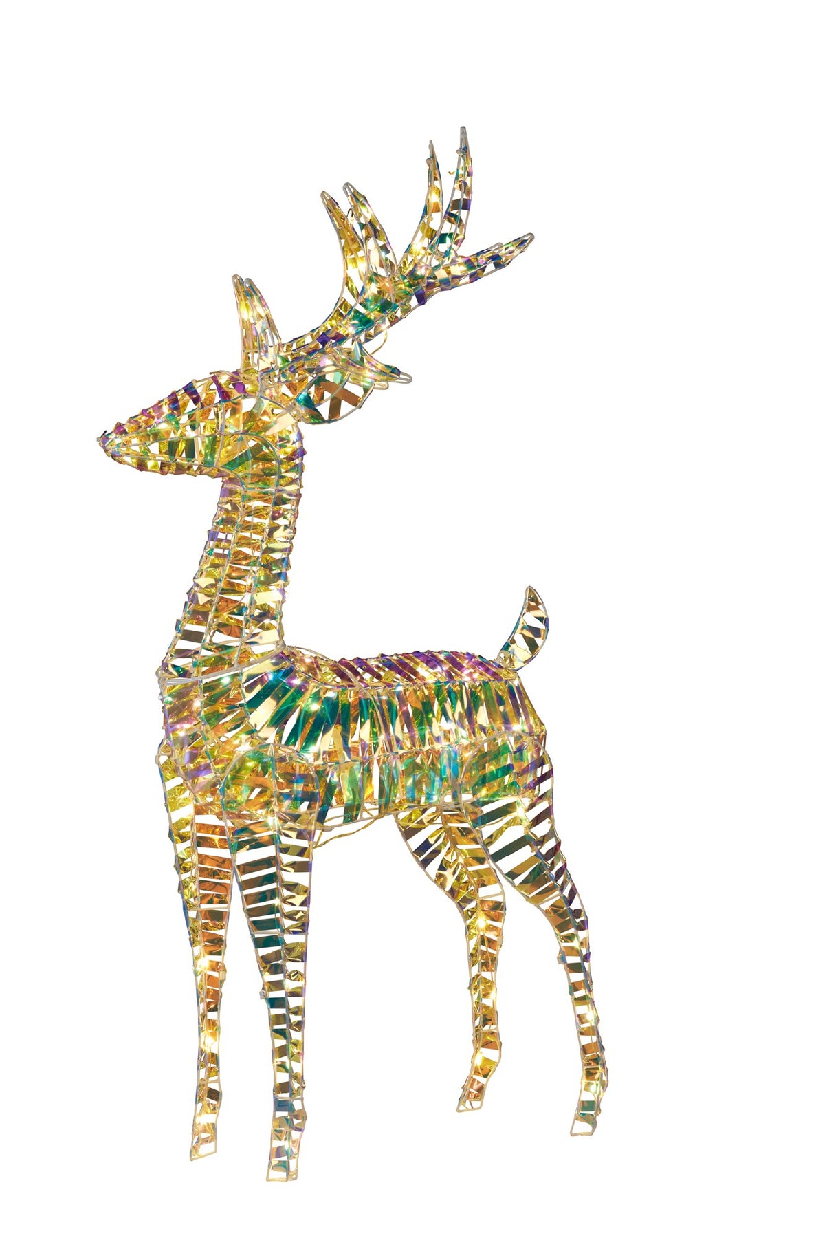 CHRISTMAS LIGHT UP REINDEER WITH TWINKLE LIGHTS
