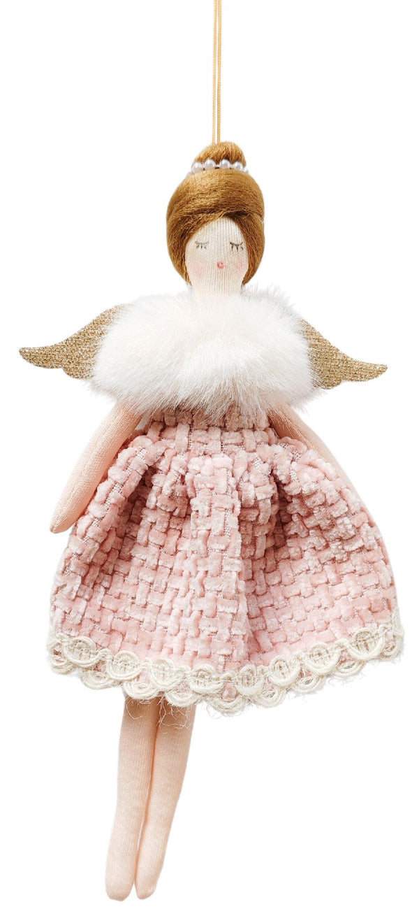DECORATION ANGEL ELEGANT PINK 