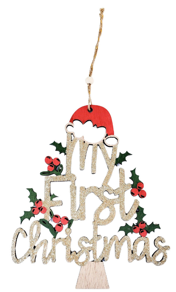 DECORATION MY FIRST CHRISTMAS TREE HANGING