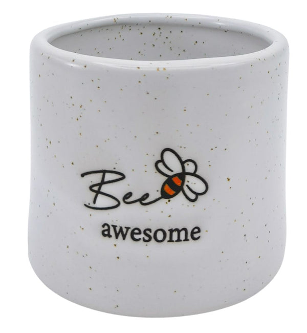 Pot Bee Awesome 7cm White