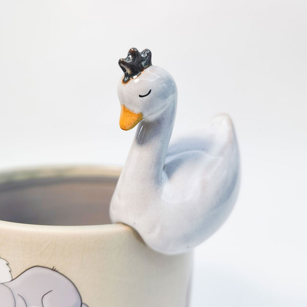 Pot Hanger Swan White