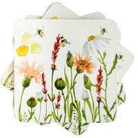Bee Meadow Coasters Set Of 4