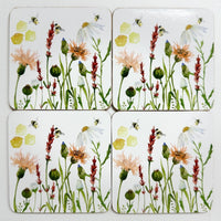 Bee Meadow Coasters Set Of 4