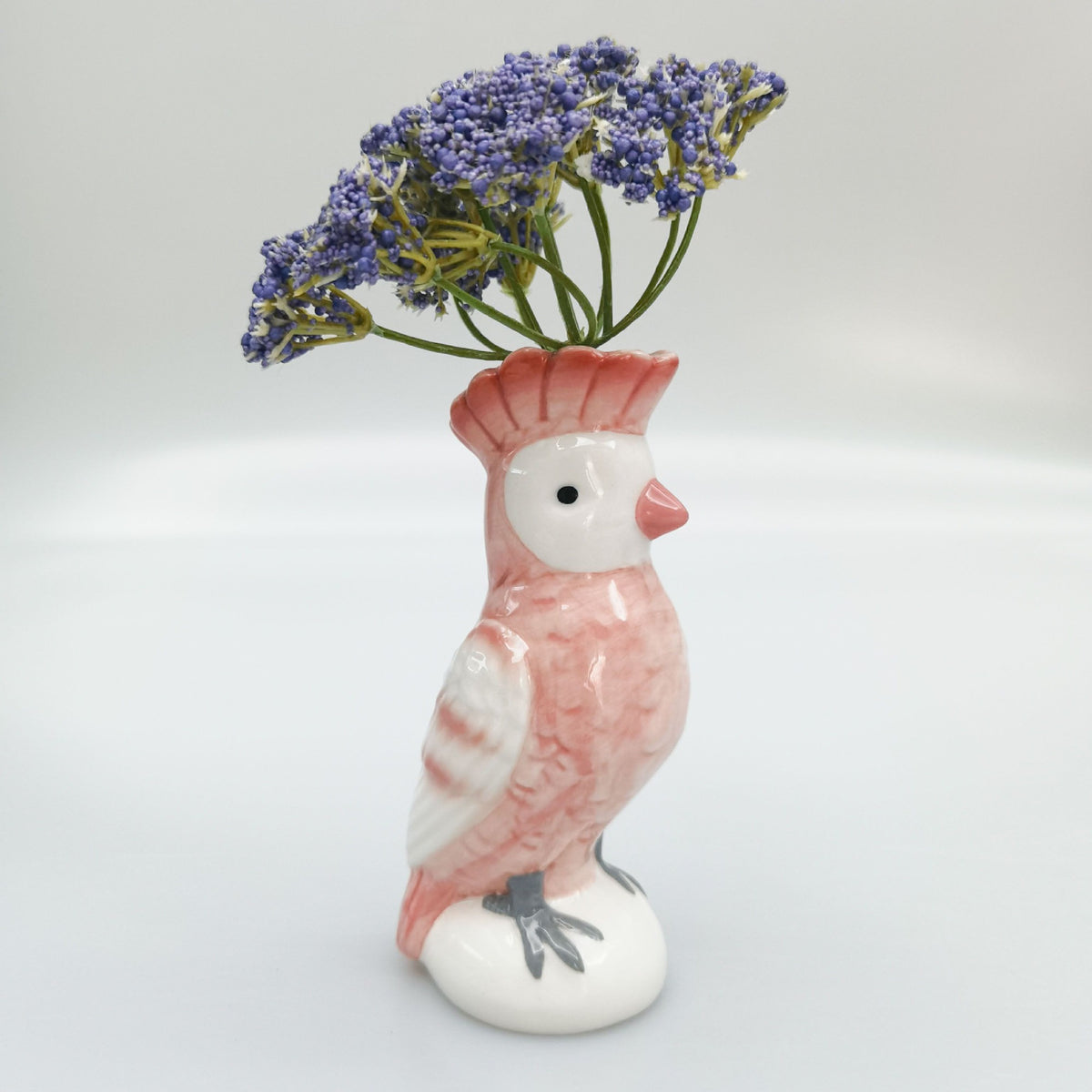 Bud Vase Perdy Parrot Pink 13cm