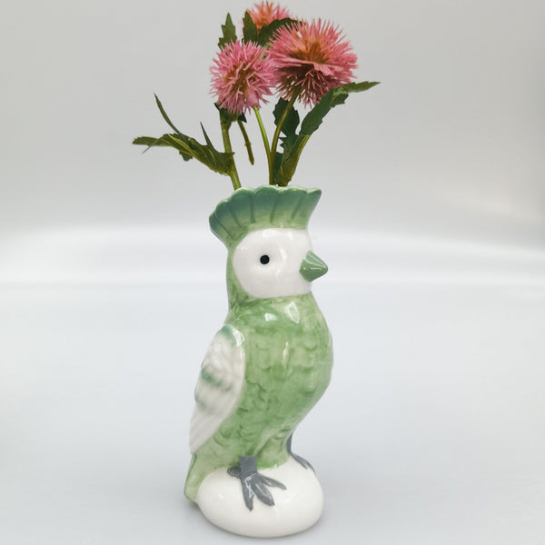 Bud Vase Perdy Parrot Green 13cm