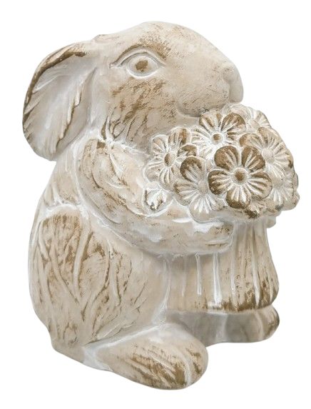 Bunny Fable Ornament Bisque 10cm