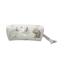 Australiana Popcorn Blue Glasses Case Sage 16cm