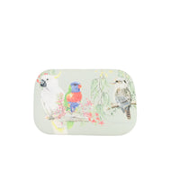 Australiana Popcorn Blue Australian Birds Mini Travel Case Sage
