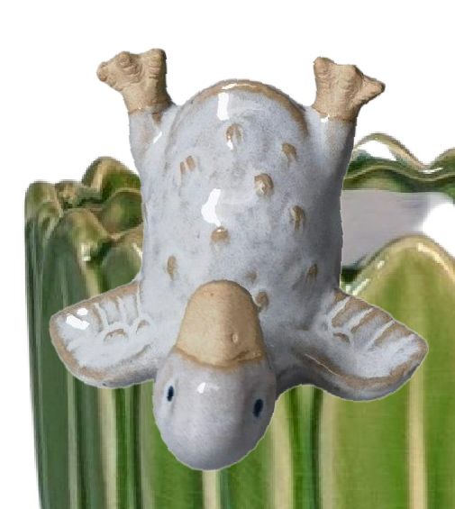 Pot Hanger Duck Handstand White 7cm