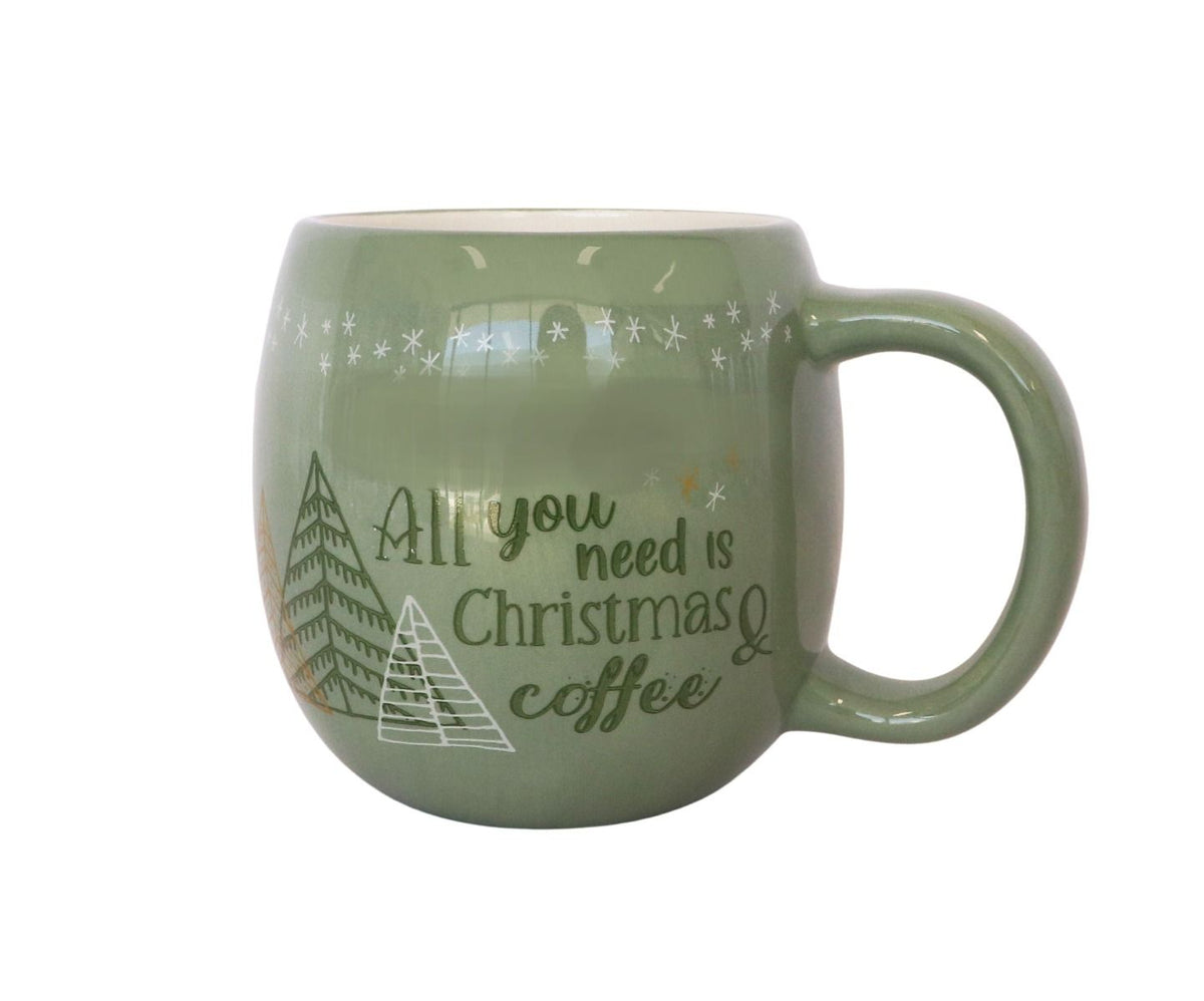 MUG ALL YOU NEED IS CHRISTMAS & COFFEE SAGE