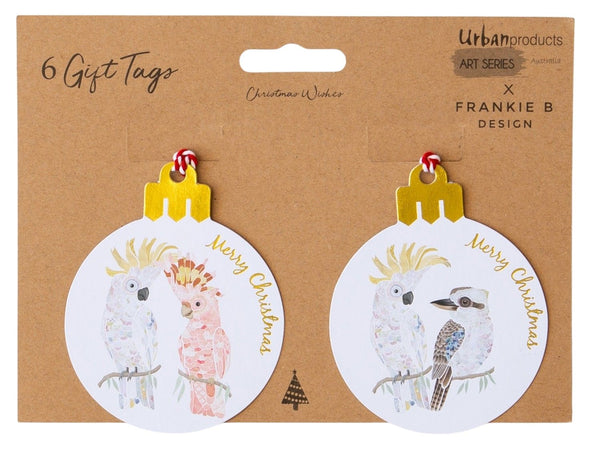 CHRISTMAS GIFT TAG AUSSIE BIRDS