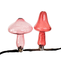 Vase Clip On S/2 Toadstool Pink 