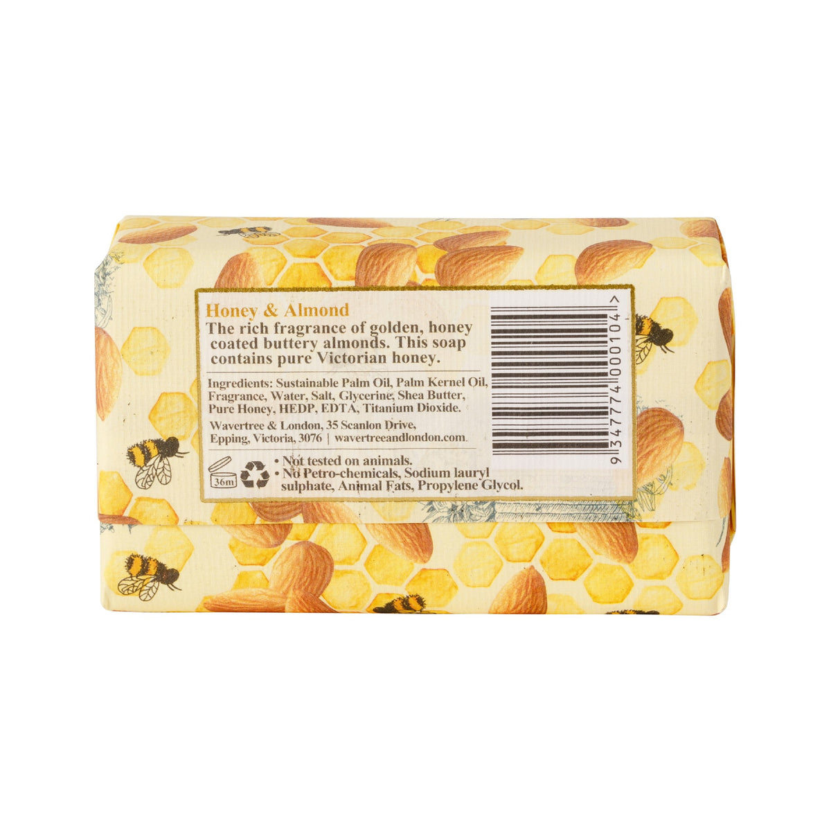 WAVERTREE & LONDON SOAP HONEY & ALMOND