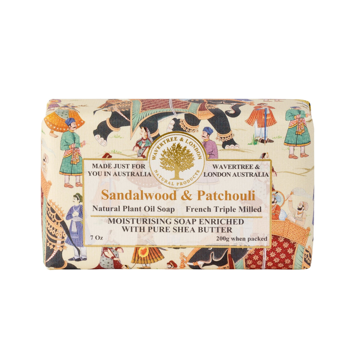 WAVERTREE & LONDON SOAP SANDLEWOOD & PATCHOULI