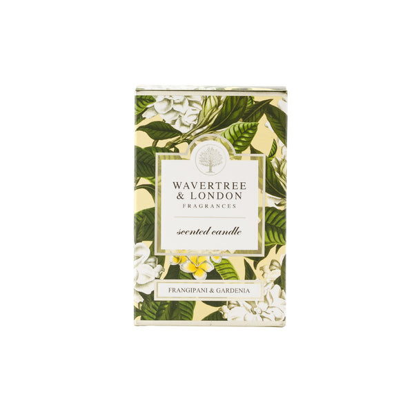 WAVERTREE & LONDON CANDLE 330GRMS FRANGIPANI & GARDENIA 