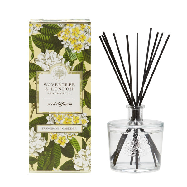 WAVERTREE & LONDON DIFFUSER 250MLS FRANGIPANI & GARDENIA