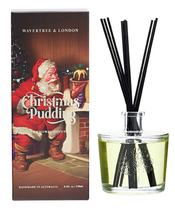 WAVERTREE & LONDON DIFFUSER 250ML CHRISTMAS PUDDING 