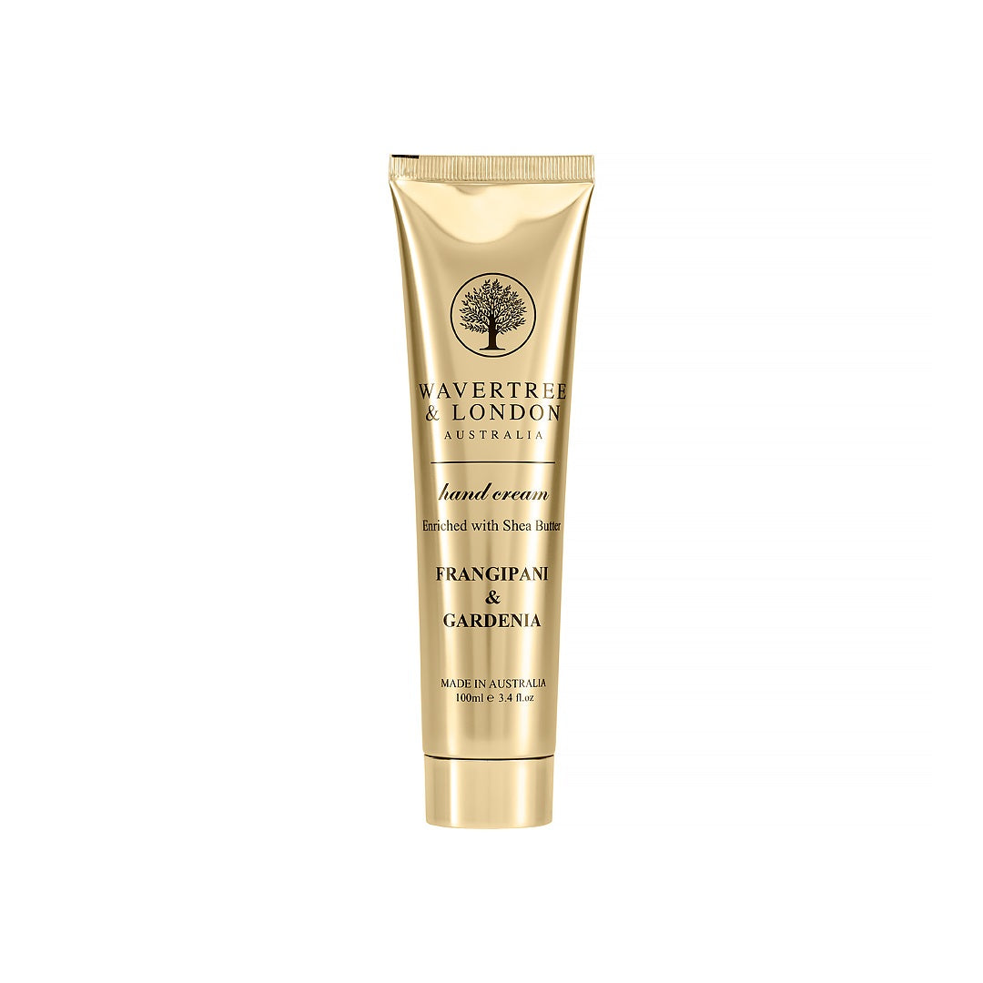 WAVERTREE & LONDON HAND CREAM 100MLS FRANGIPANI & GARDENIA