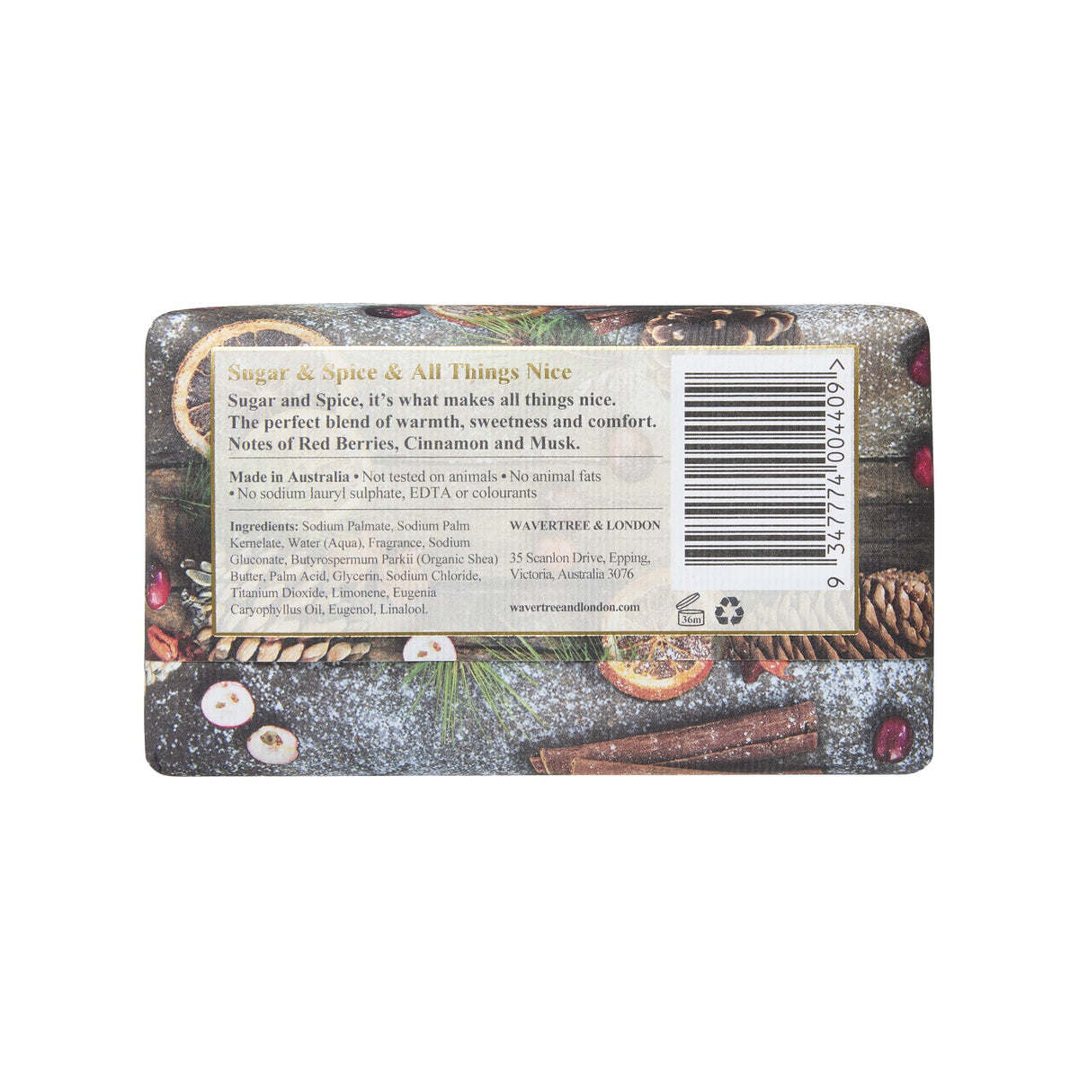 Wavertree & London Soap Sugar And Spice