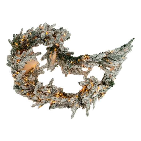 Garland Flocked 1.8m 300 Led
