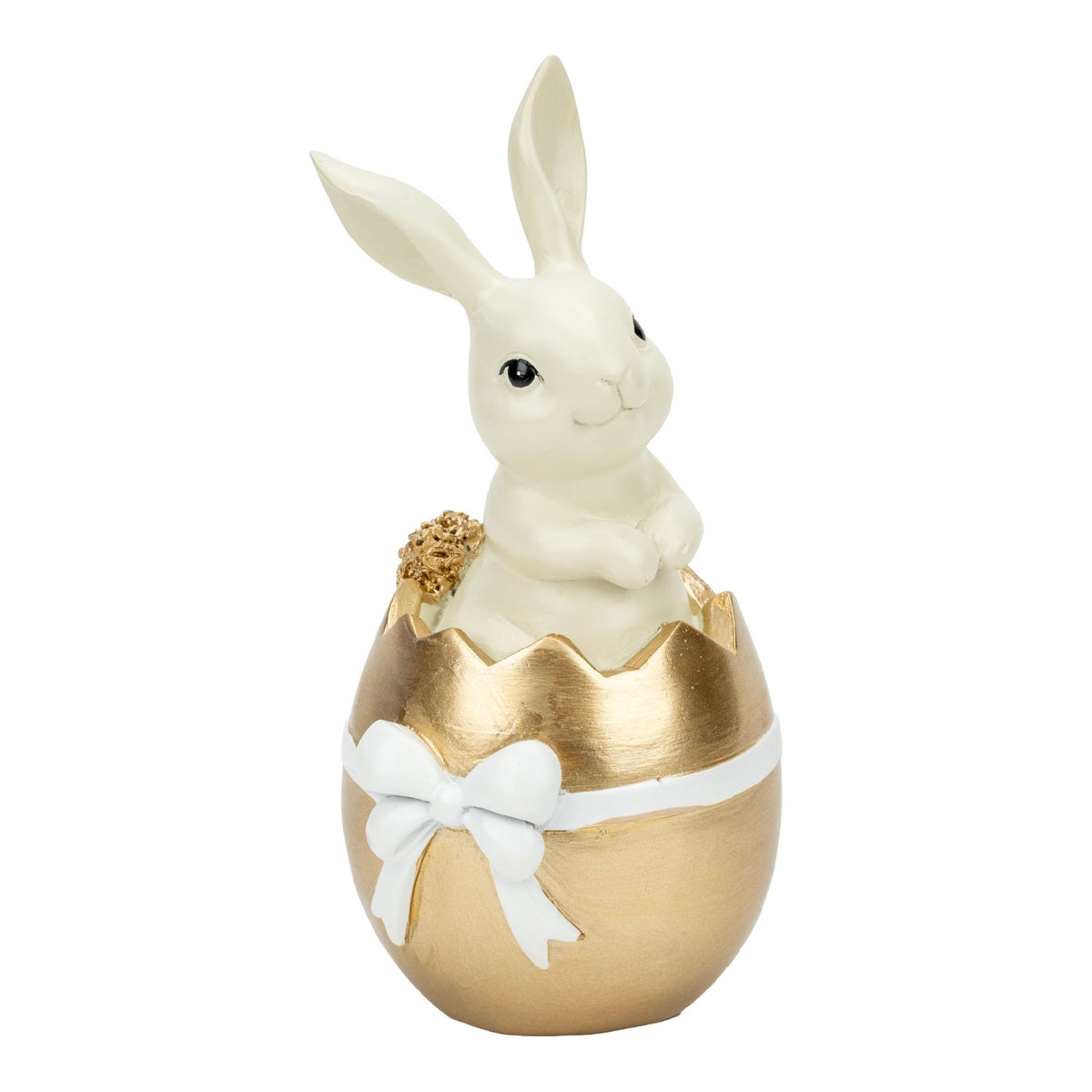 Bunny In Gold Egg - Set Of Three